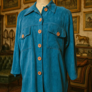 Chemise western bleue - Made in France