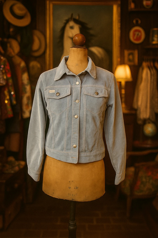 Veste western bleue Claire