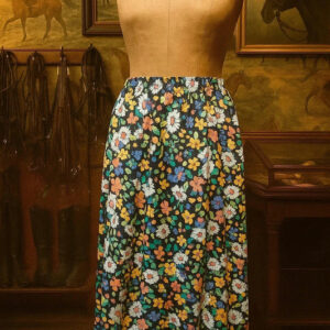 Jupe à fleurs vintage - Damart