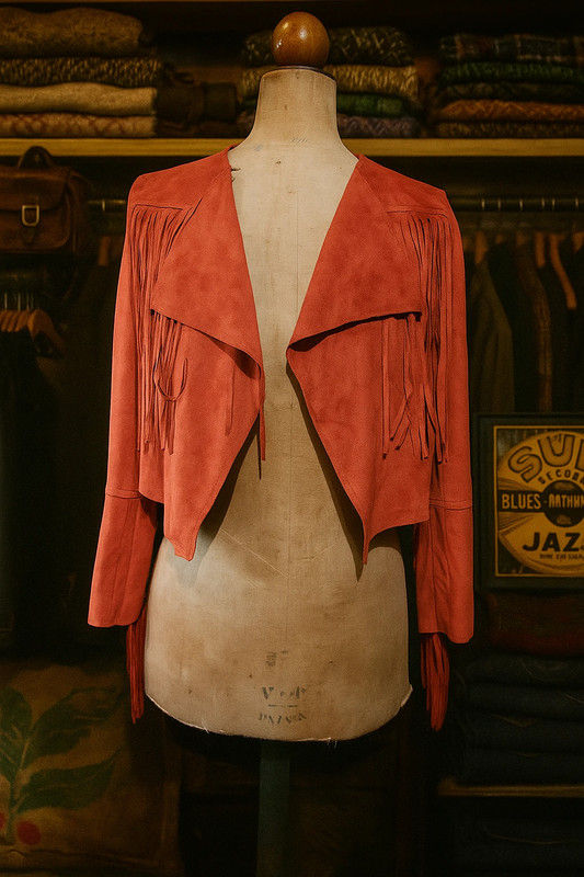 Veste à frange western