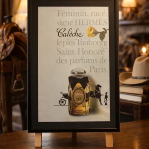 Cadre Hermès - publicité vintage